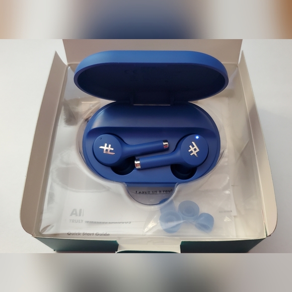 iFrogz Airtime Pro 2 Wireless Earbuds Blue by Zagg - Picture 4 of 4
